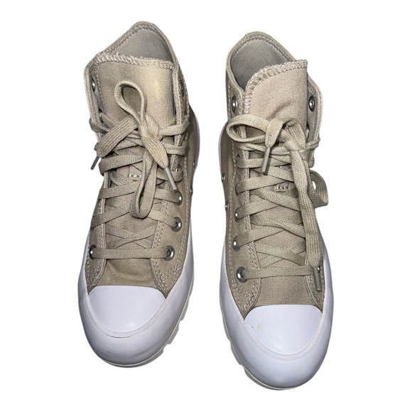 Chuck Taylor All Star Lugged Seasonal Color women’s desert sand sneakers size 5 - Picture 3 of 9
